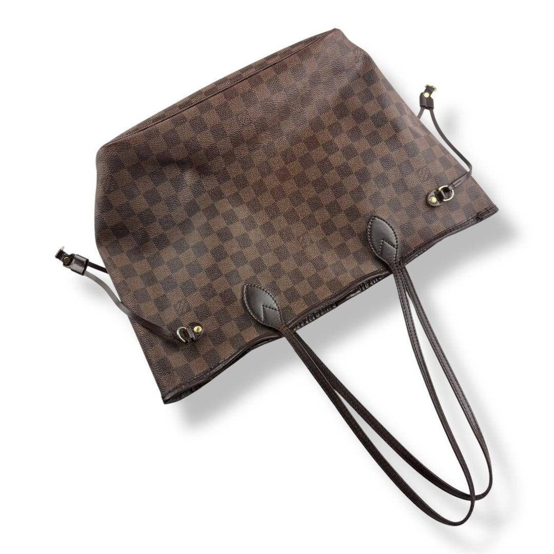 Louis Vuitton Brown Damier Neverfull MM Handbag - Lux Central