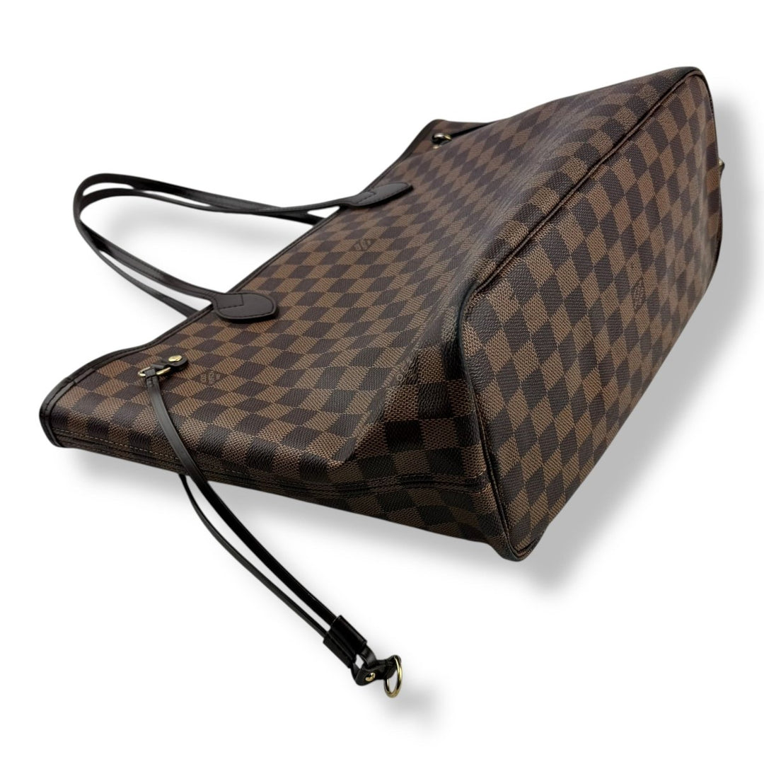 Louis Vuitton Brown Damier Neverfull MM Handbag - Lux Central