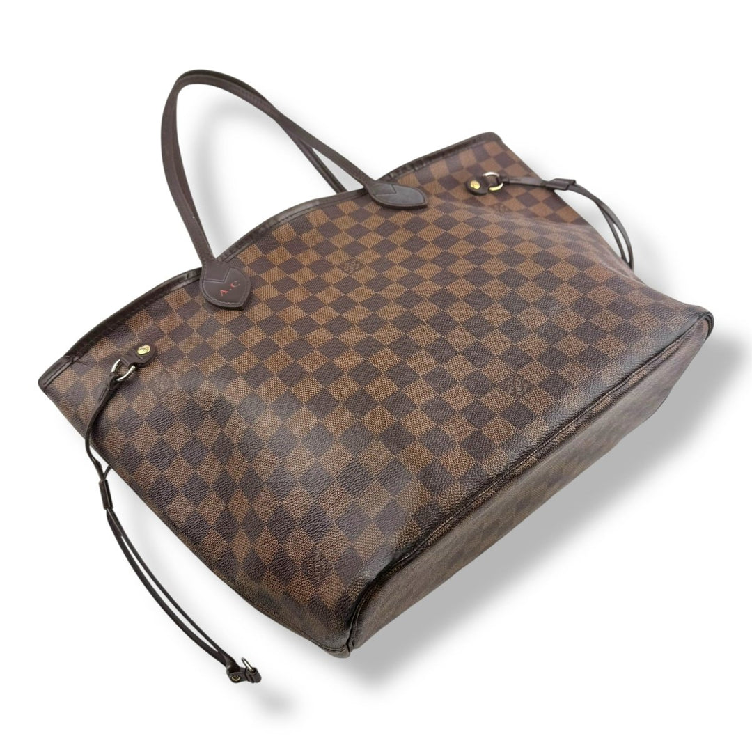Louis Vuitton Brown Damier Neverfull MM Handbag - Lux Central
