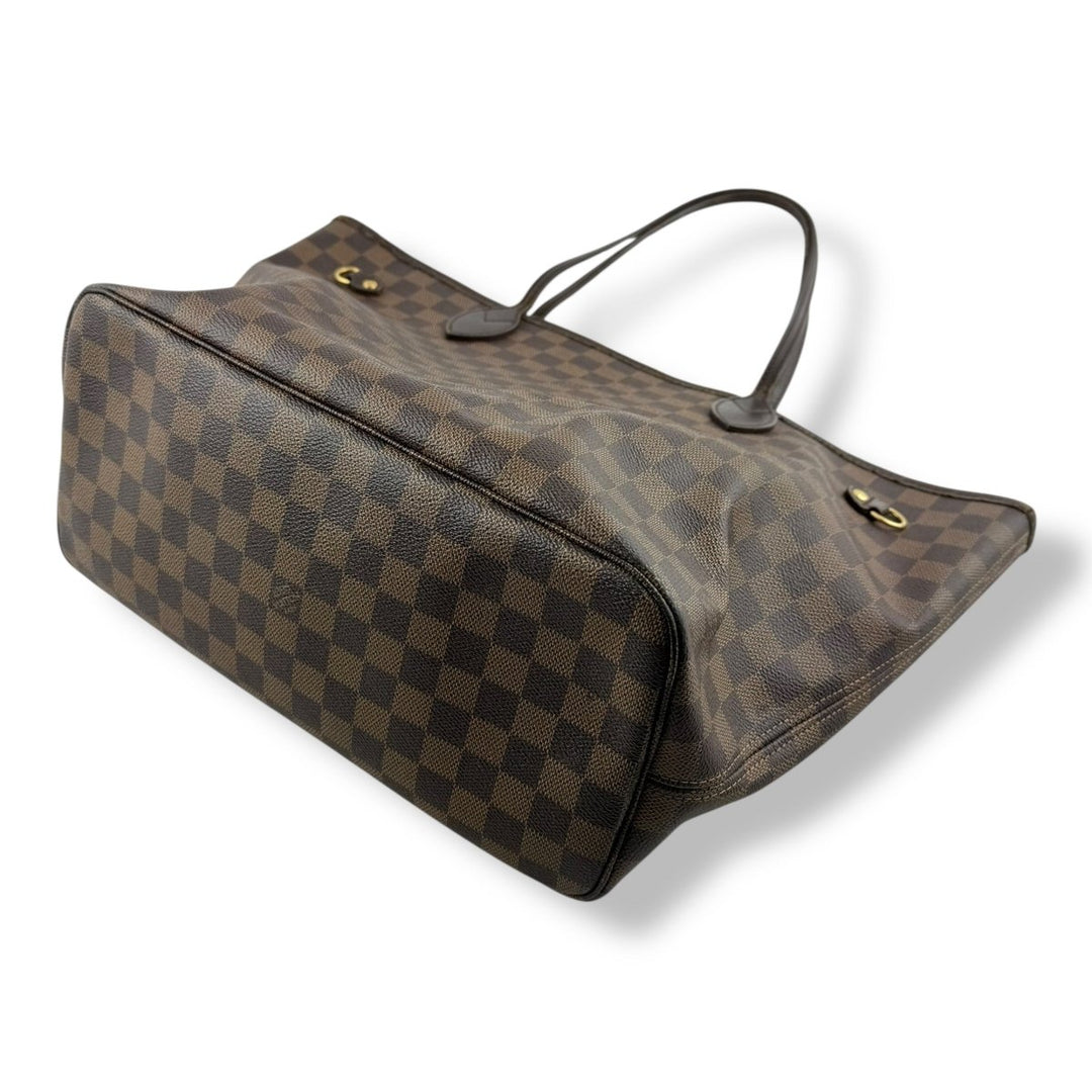 Louis Vuitton Brown Damier Neverfull MM Handbag - Lux Central