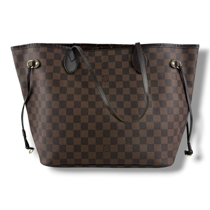 Louis Vuitton Brown Damier Neverfull MM Handbag - Lux Central
