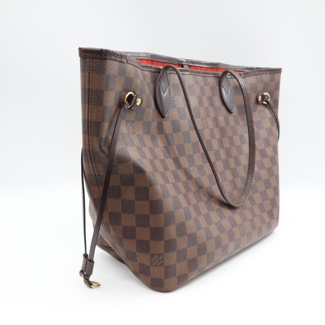 Louis Vuitton Brown Damier Neverfull MM Handbag - Lux Central