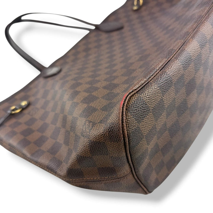 Louis Vuitton Brown Damier Neverfull MM Handbag - Lux Central