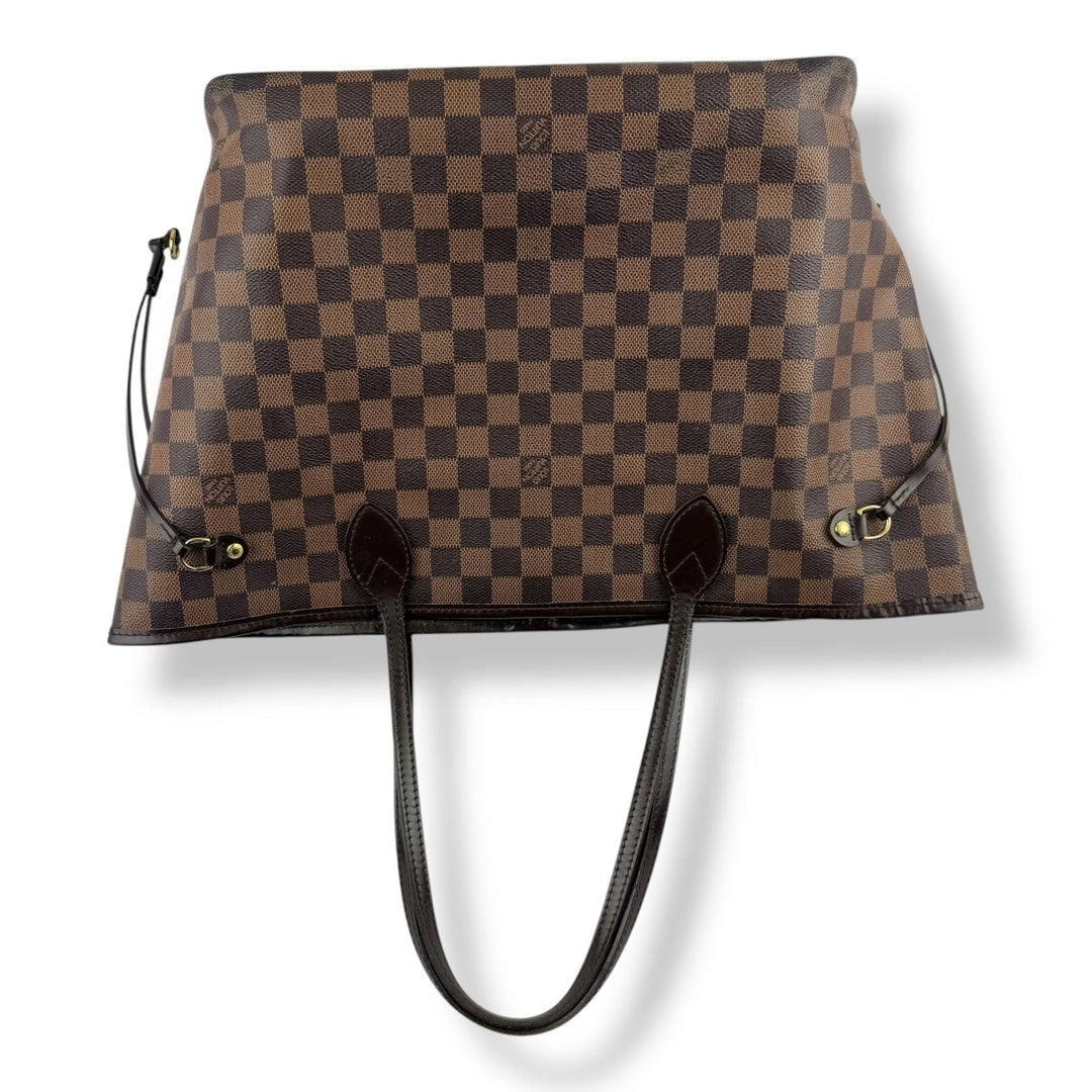 Louis Vuitton Brown Damier Neverfull MM Handbag - Lux Central