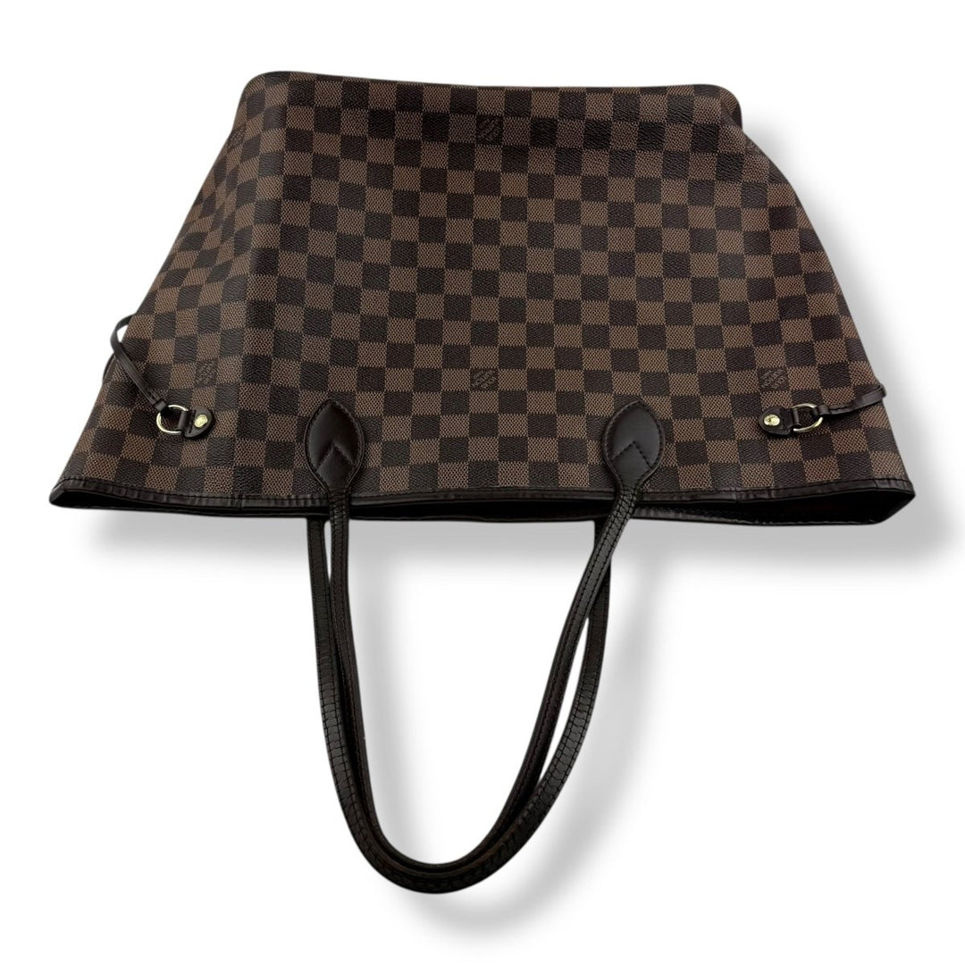 Louis Vuitton Brown Damier Neverfull MM Handbag - Lux Central