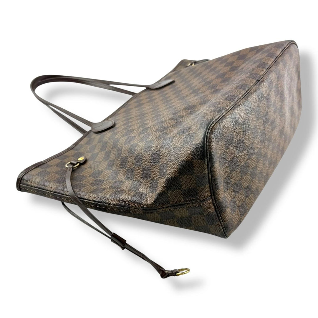 Louis Vuitton Brown Damier Neverfull MM Handbag - Lux Central