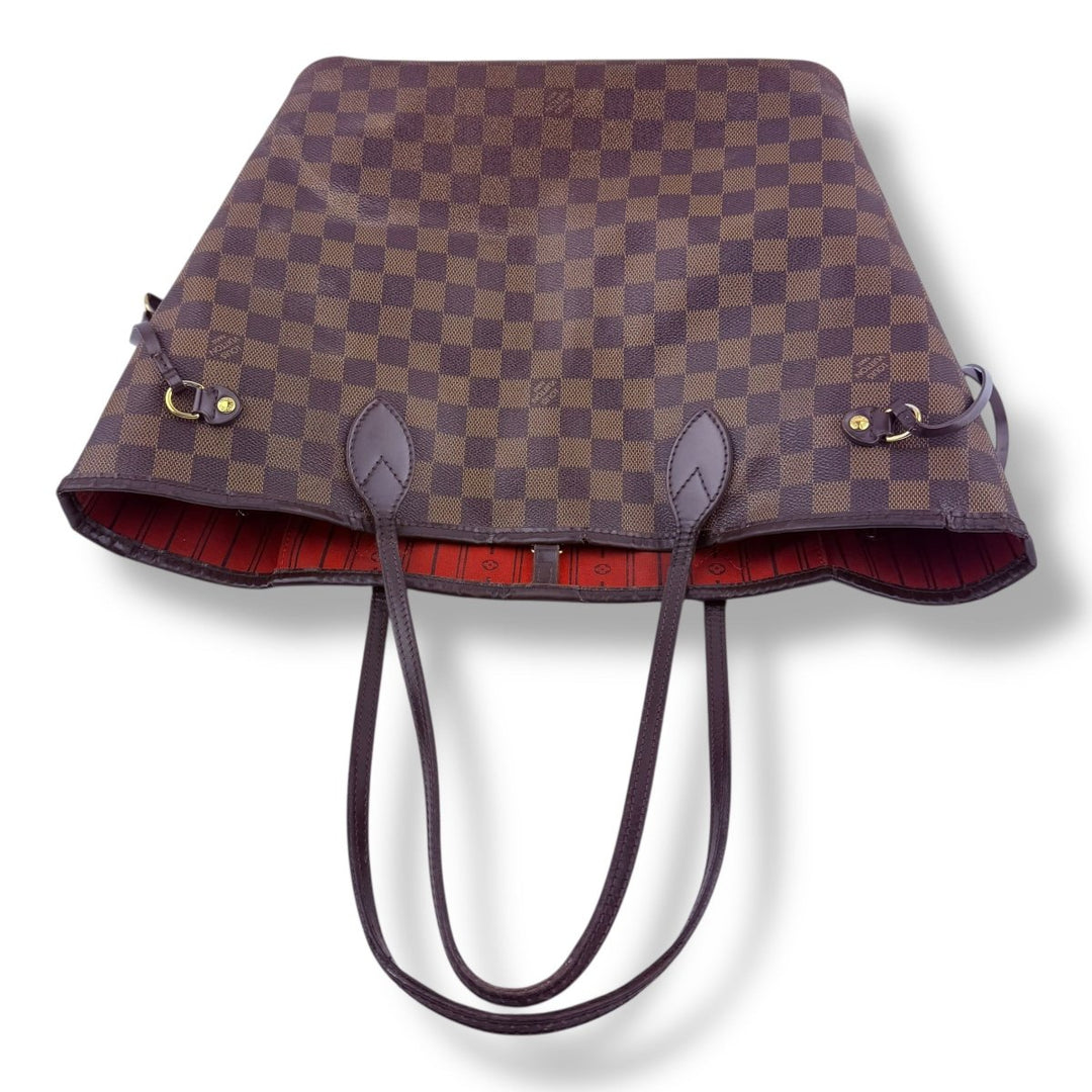 Louis Vuitton Brown Damier Neverfull MM Handbag - Lux Central