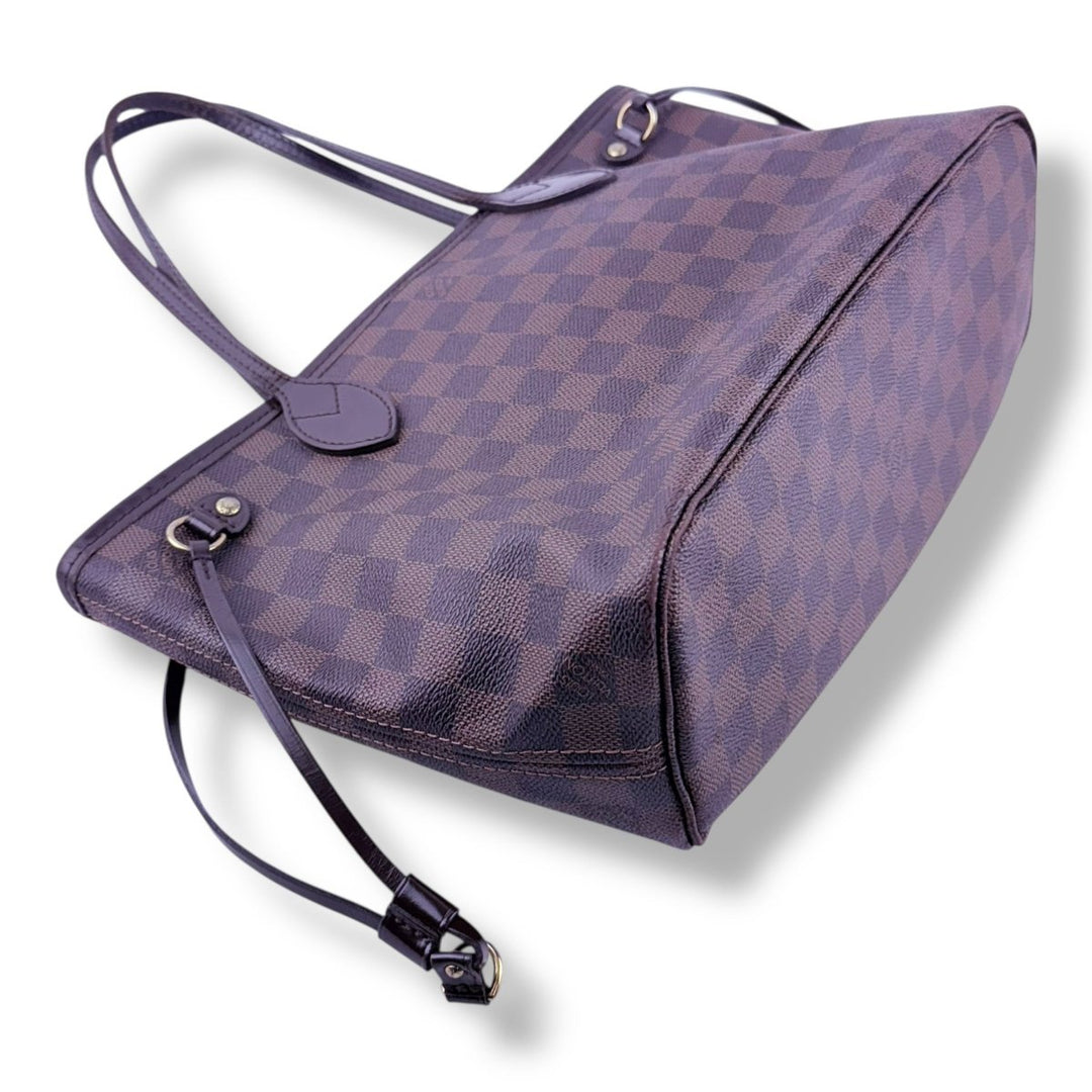Louis Vuitton Brown Damier Neverfull PM Handbag - Lux Central