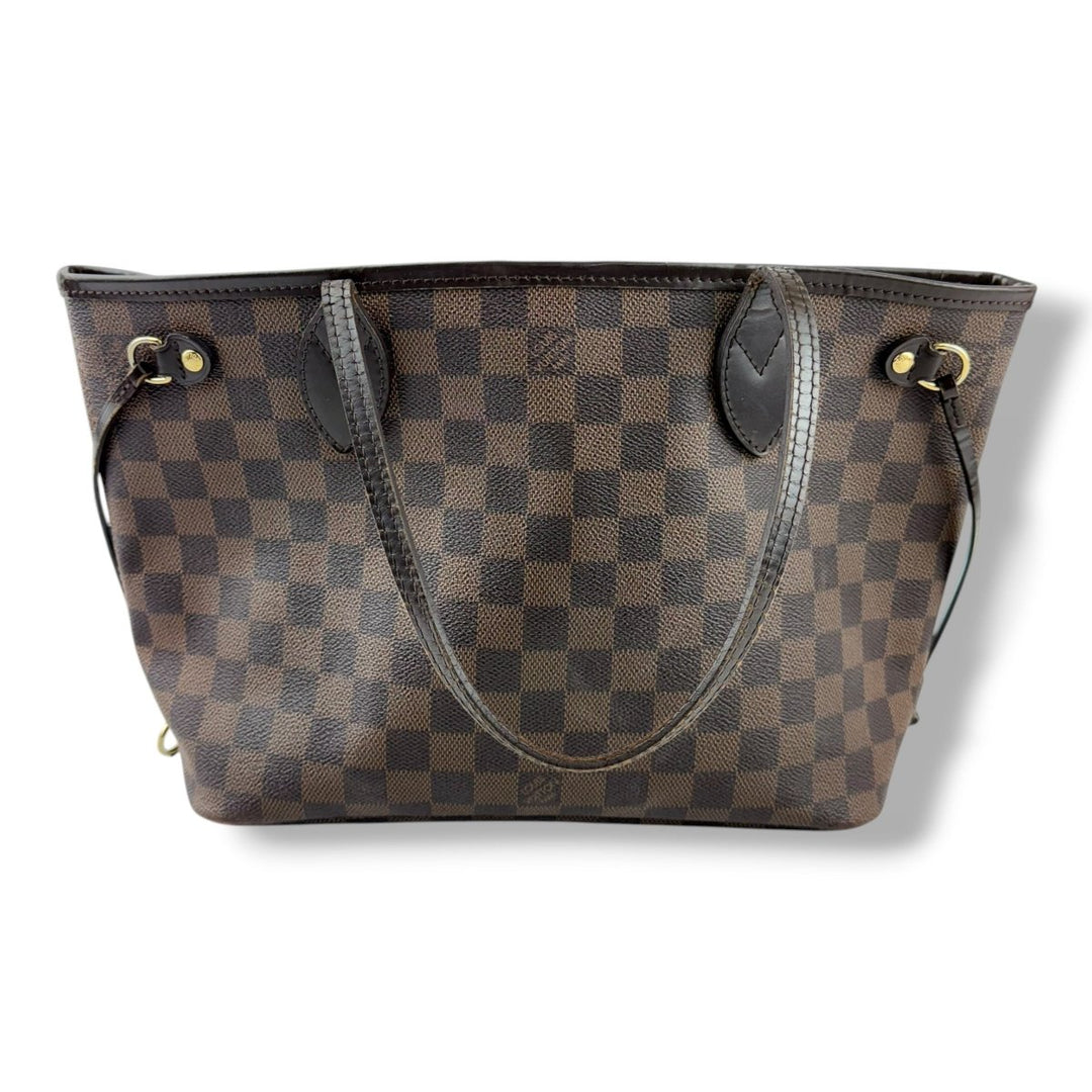 Louis Vuitton Brown Damier Neverfull PM Handbag - Lux Central