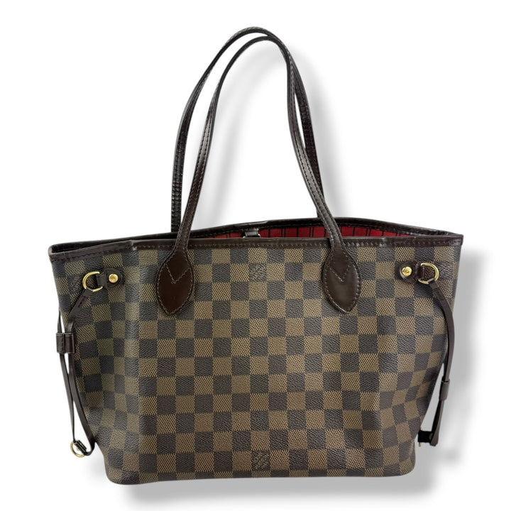 Louis Vuitton Brown Damier Neverfull PM Handbag - Lux Central