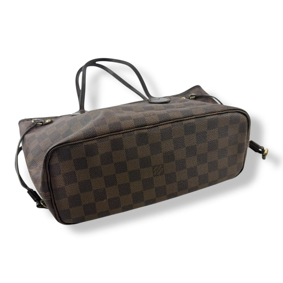 Louis Vuitton Brown Damier Neverfull PM Handbag - Lux Central