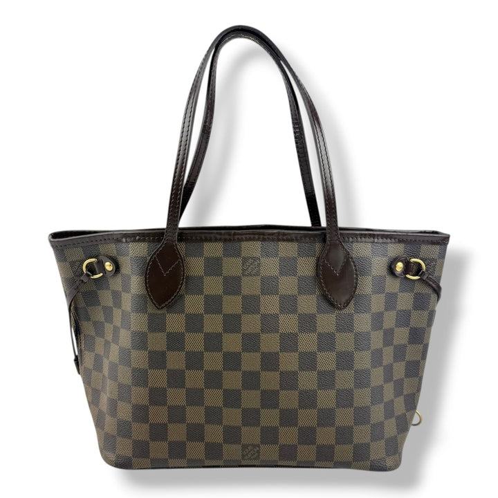 Louis Vuitton Brown Damier Neverfull PM Handbag - Lux Central