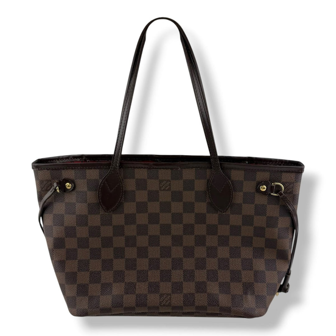 Louis Vuitton Brown Damier Neverfull PM Handbag - Lux Central