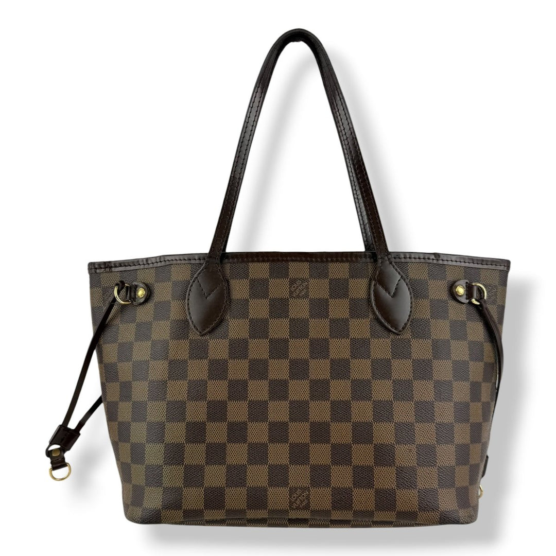 Louis Vuitton Brown Damier Neverfull PM Handbag - Lux Central