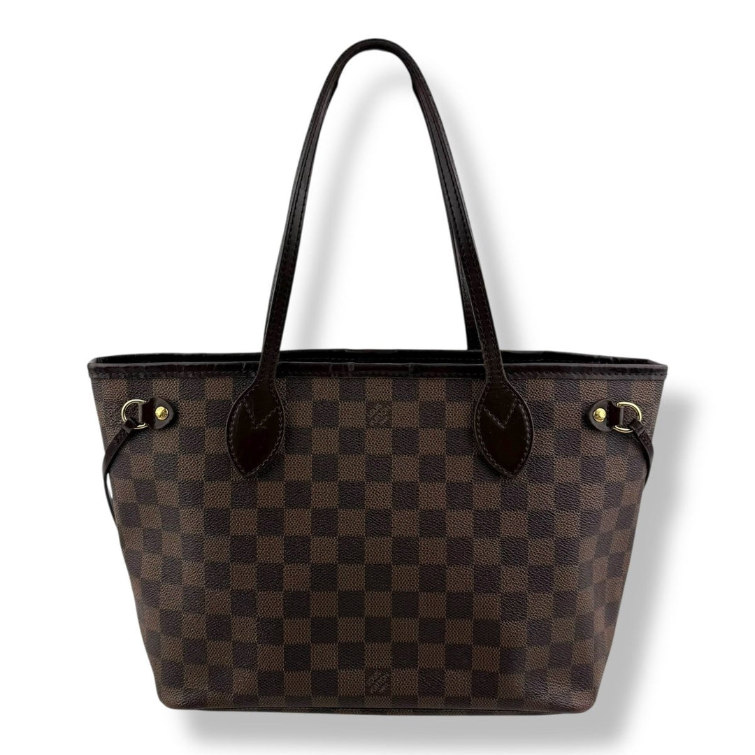Louis Vuitton Brown Damier Neverfull PM Handbag - Lux Central