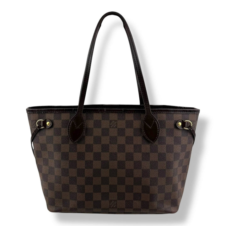 Louis Vuitton Brown Damier Neverfull PM Handbag - Lux Central