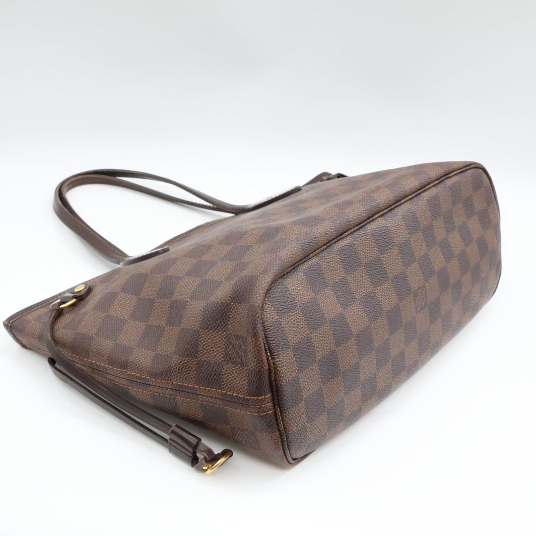 Louis Vuitton Brown Damier Neverfull PM Handbag - Lux Central