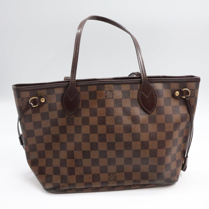 Louis Vuitton Brown Damier Neverfull PM Handbag - Lux Central