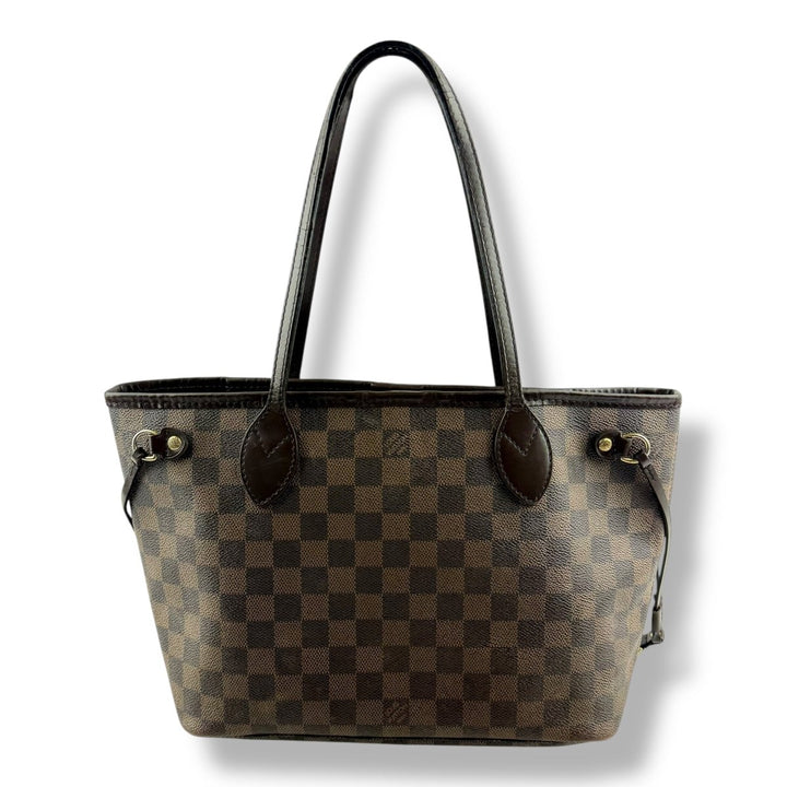 Louis Vuitton Brown Damier Neverfull PM Handbag - Lux Central