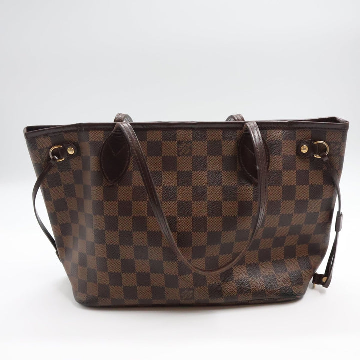 Louis Vuitton Brown Damier Neverfull PM Handbag - Lux Central