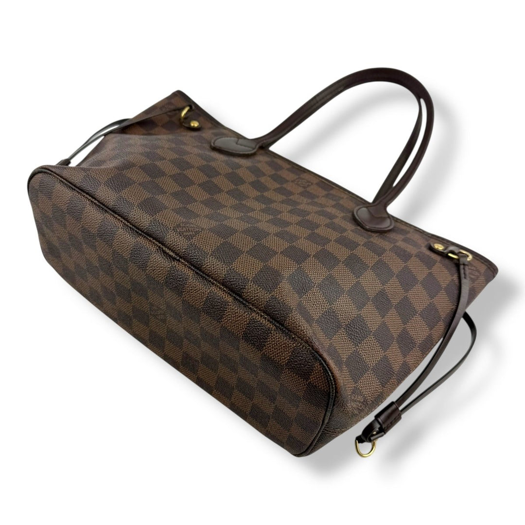 Louis Vuitton Brown Damier Neverfull PM Handbag - Lux Central