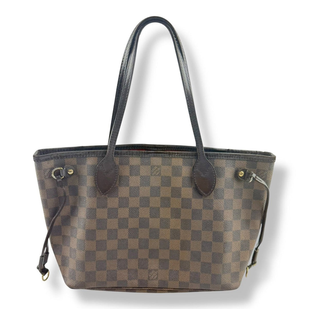 Louis Vuitton Brown Damier Neverfull PM Handbag - Lux Central