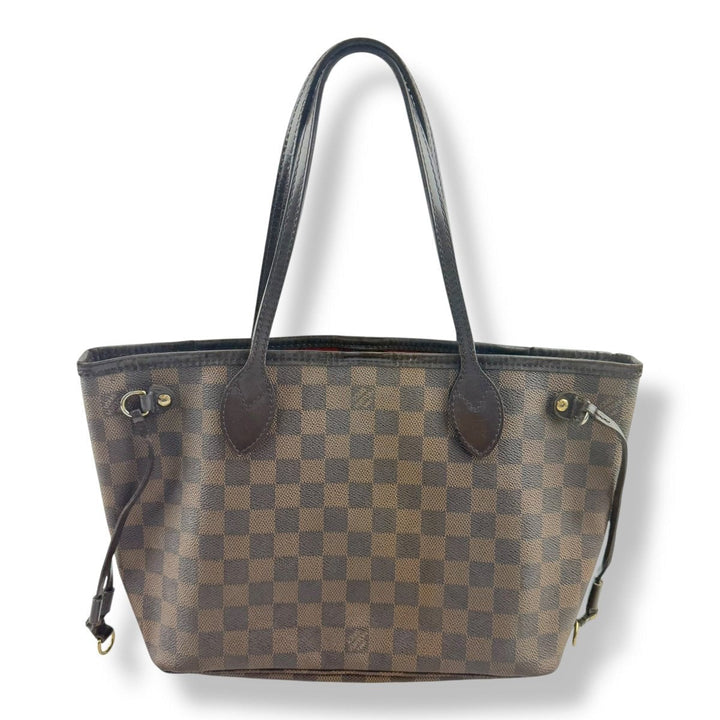 Louis Vuitton Brown Damier Neverfull PM Handbag - Lux Central