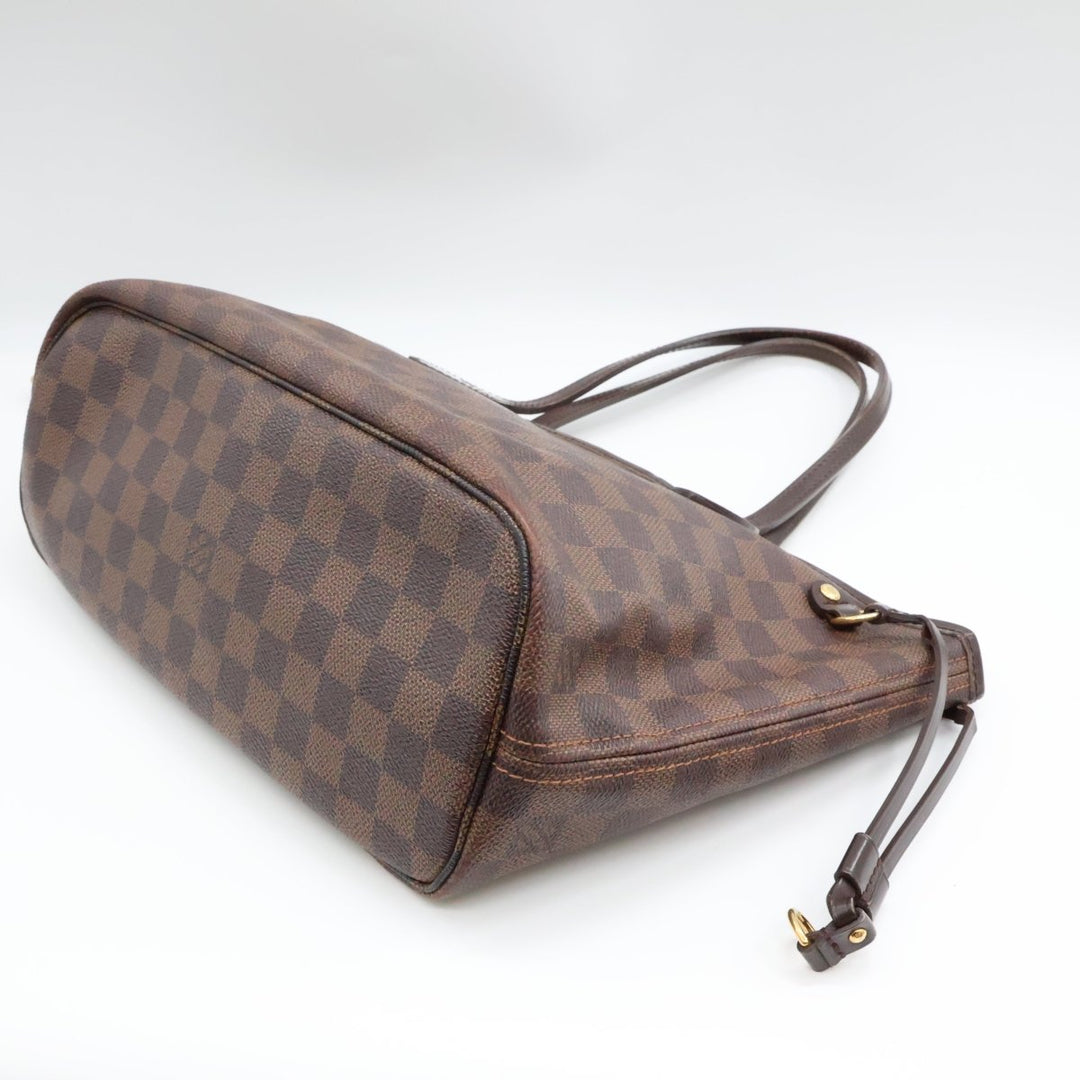 Louis Vuitton Brown Damier Neverfull PM Handbag - Lux Central