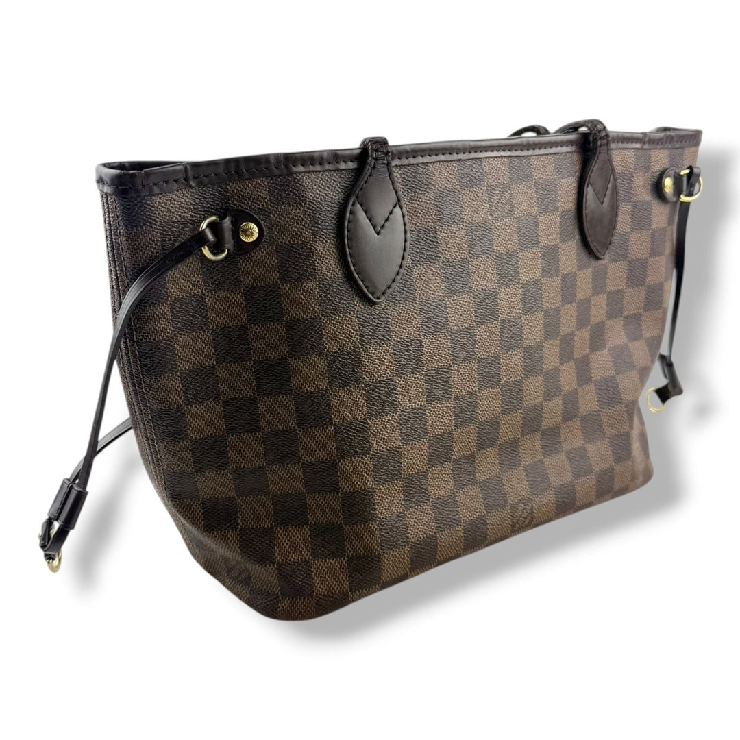 Louis Vuitton Brown Damier Neverfull PM Handbag - Lux Central