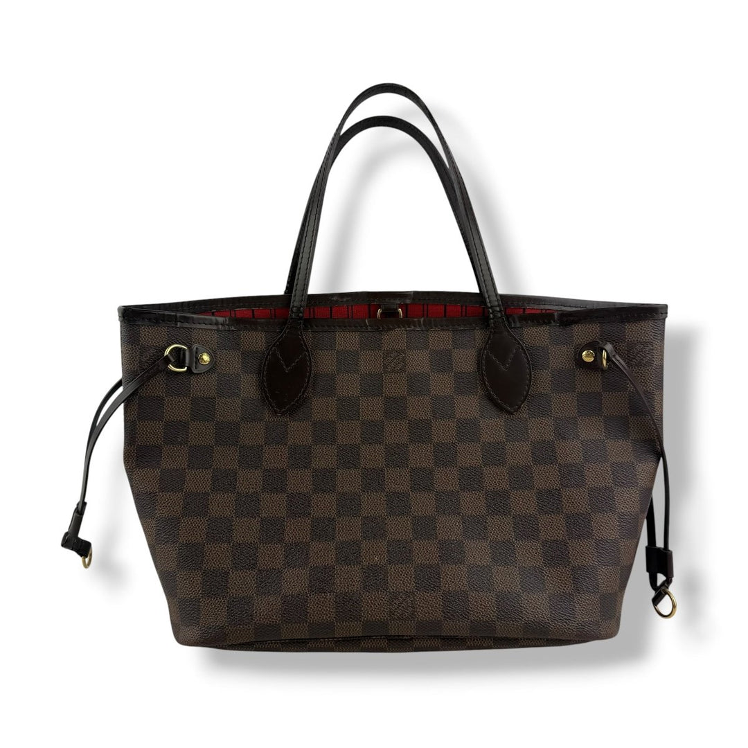 Louis Vuitton Brown Damier Neverfull PM Handbag - Lux Central