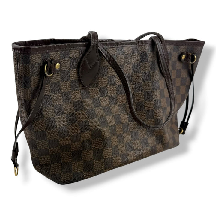 Louis Vuitton Brown Damier Neverfull PM Handbag - Lux Central