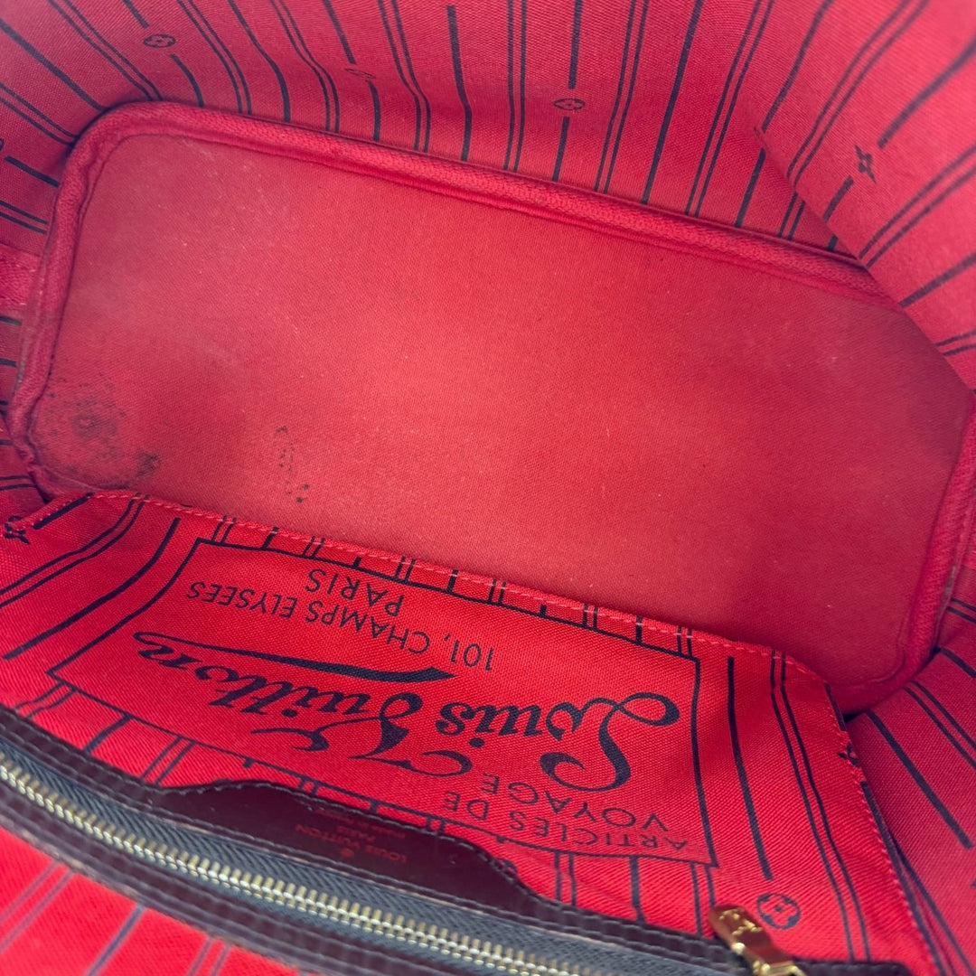 Louis Vuitton Brown Damier Neverfull PM Handbag - Lux Central