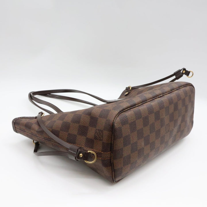 Louis Vuitton Brown Damier Neverfull PM Handbag - Lux Central