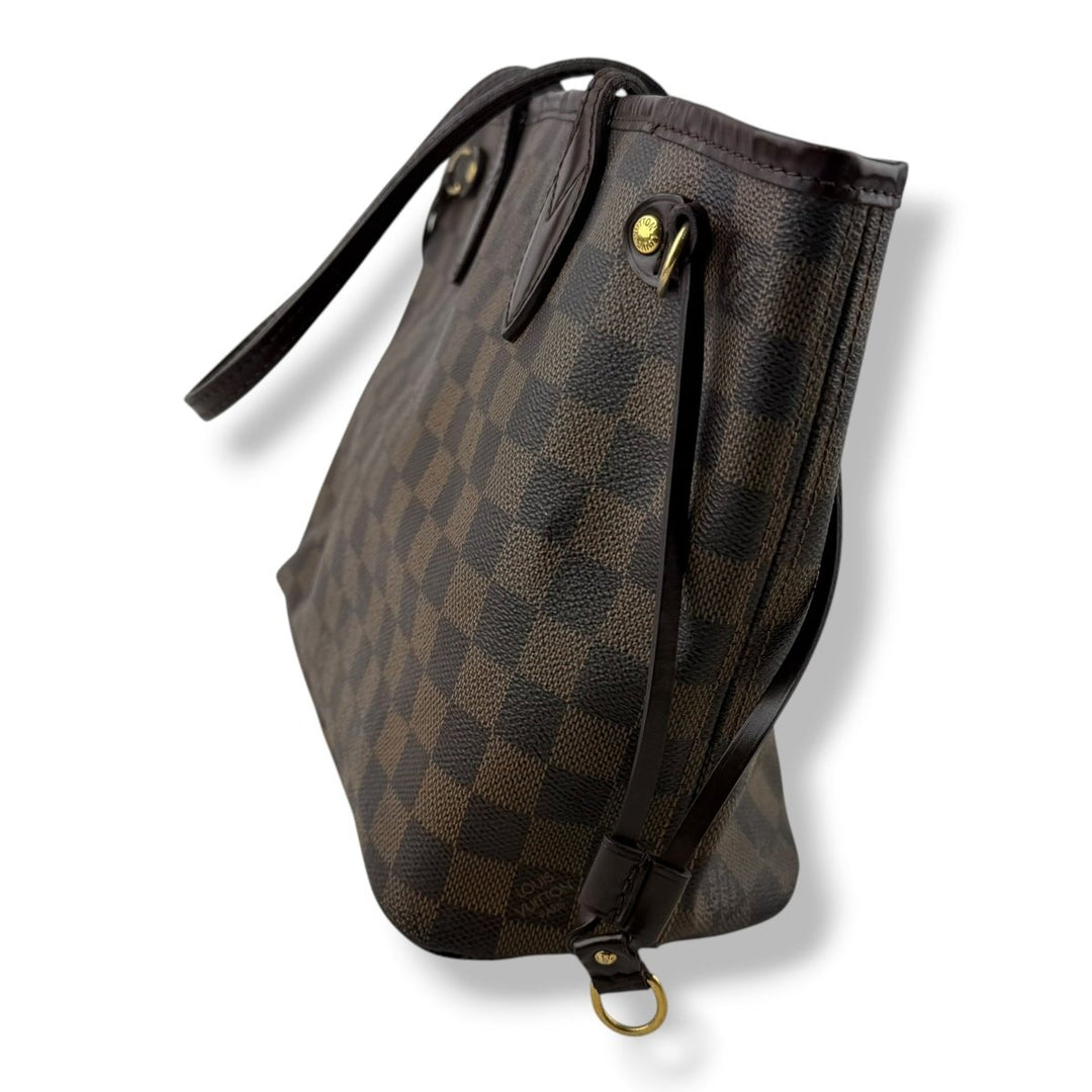 Louis Vuitton Brown Damier Neverfull PM Handbag - Lux Central