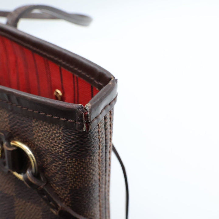 Louis Vuitton Brown Damier Neverfull PM Handbag - Lux Central
