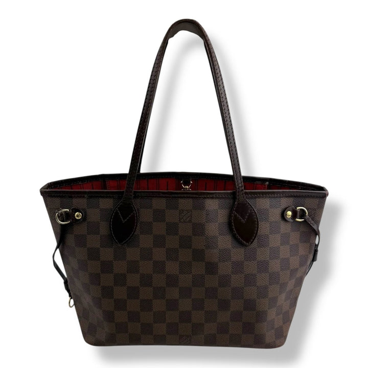 Louis Vuitton Brown Damier Neverfull PM Handbag - Lux Central