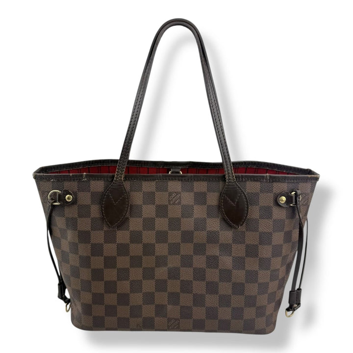 Louis Vuitton Brown Damier Neverfull PM Handbag - Lux Central