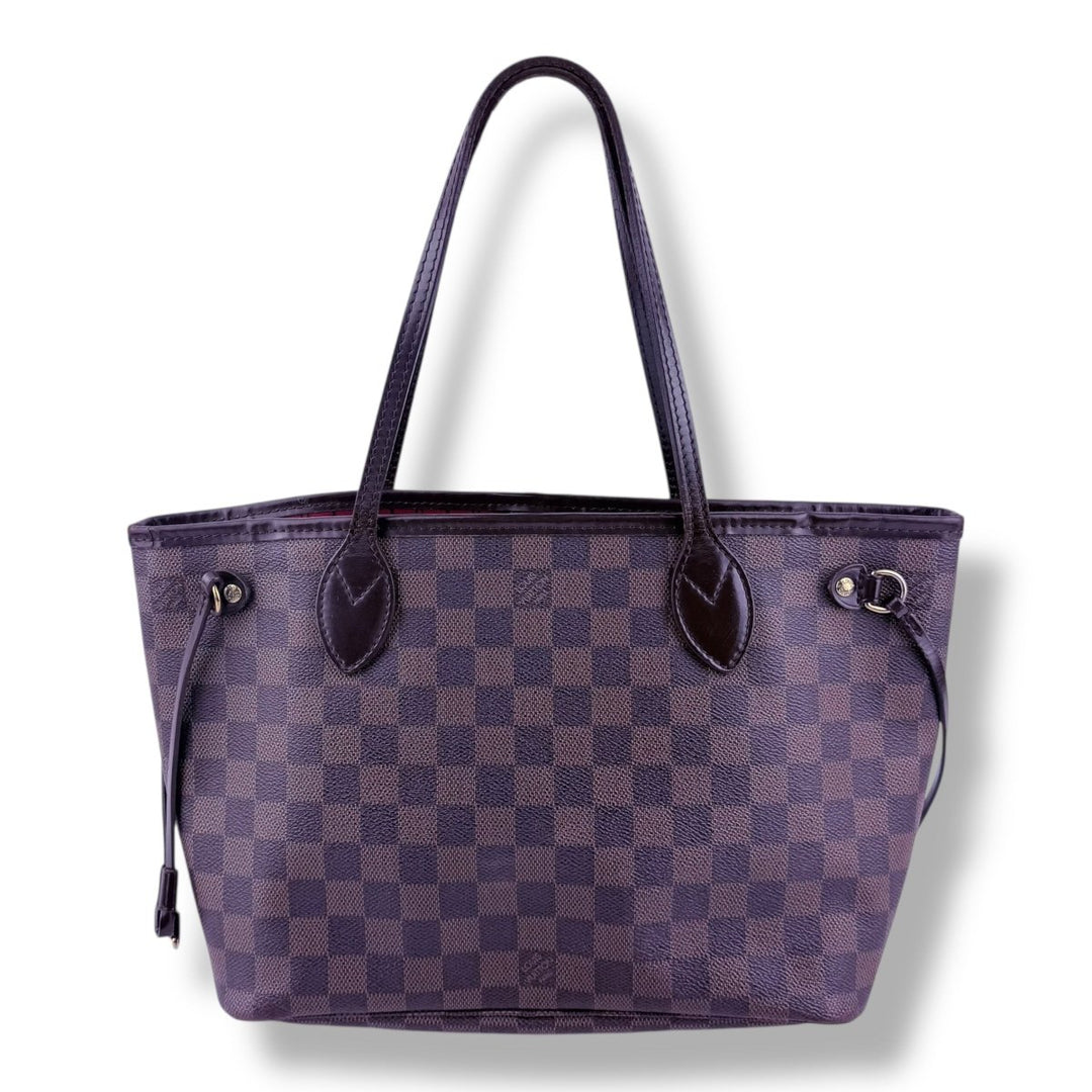 Louis Vuitton Brown Damier Neverfull PM Handbag - Lux Central