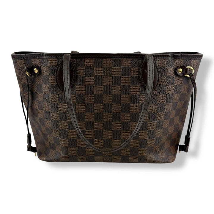 Louis Vuitton Brown Damier Neverfull PM Handbag - Lux Central