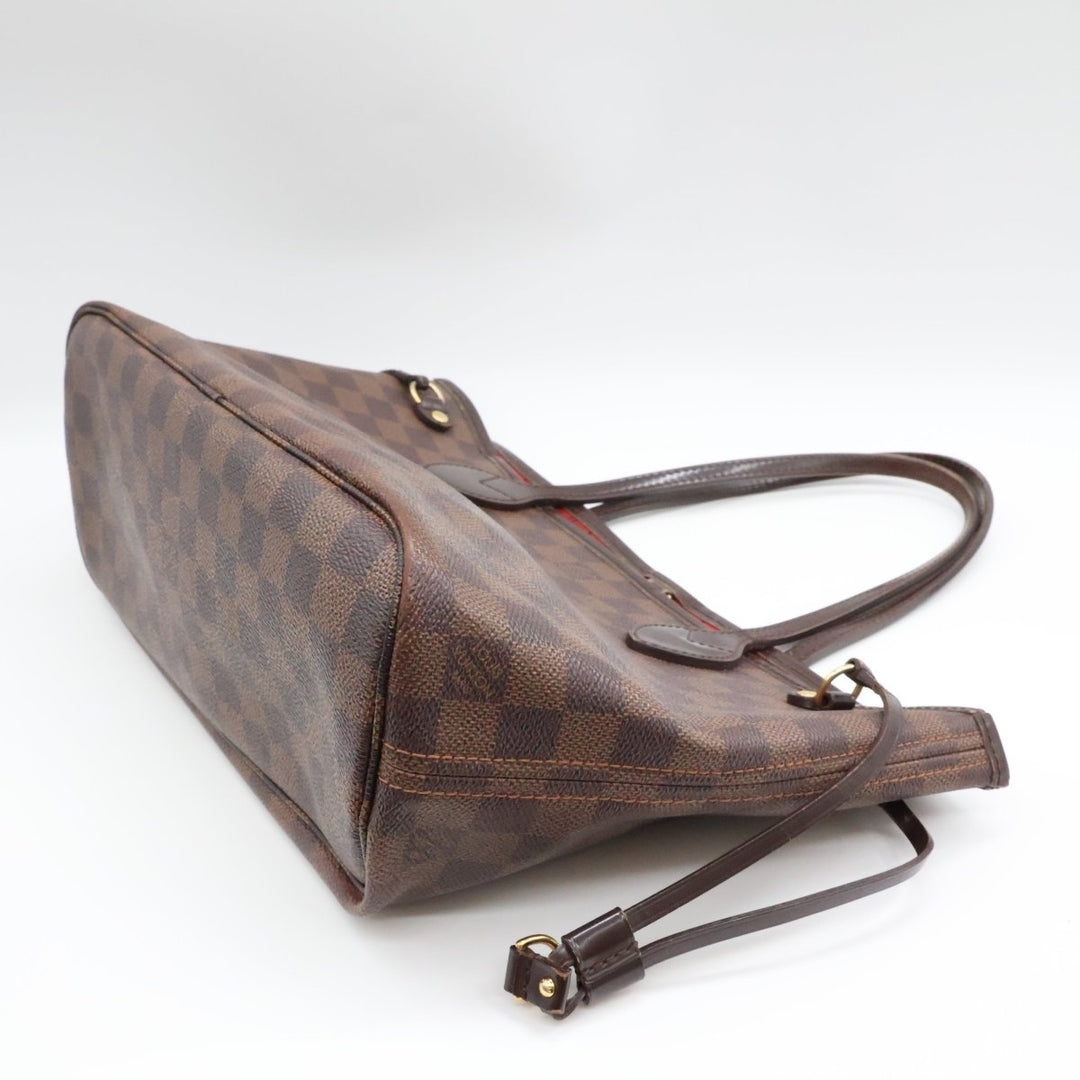 Louis Vuitton Brown Damier Neverfull PM Handbag - Lux Central