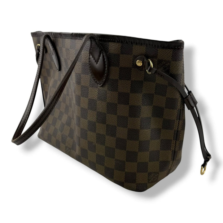 Louis Vuitton Brown Damier Neverfull PM Handbag - Lux Central