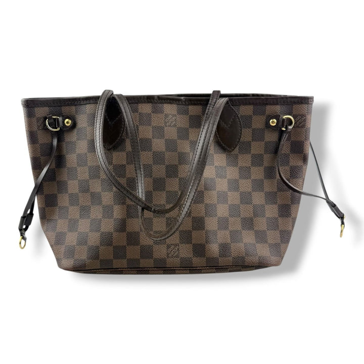Louis Vuitton Brown Damier Neverfull PM Handbag - Lux Central