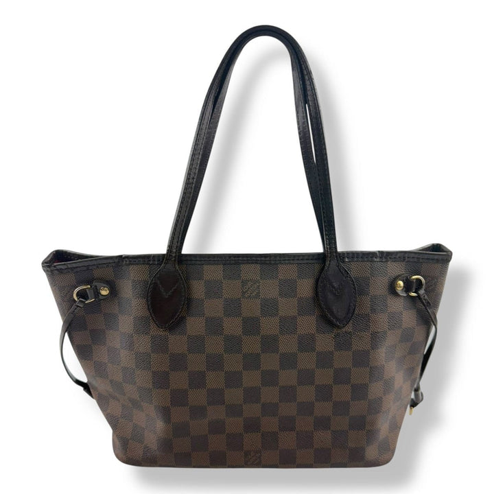 Louis Vuitton Brown Damier Neverfull PM Handbag - Lux Central