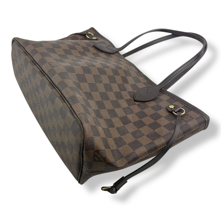 Louis Vuitton Brown Damier Neverfull PM Handbag - Lux Central