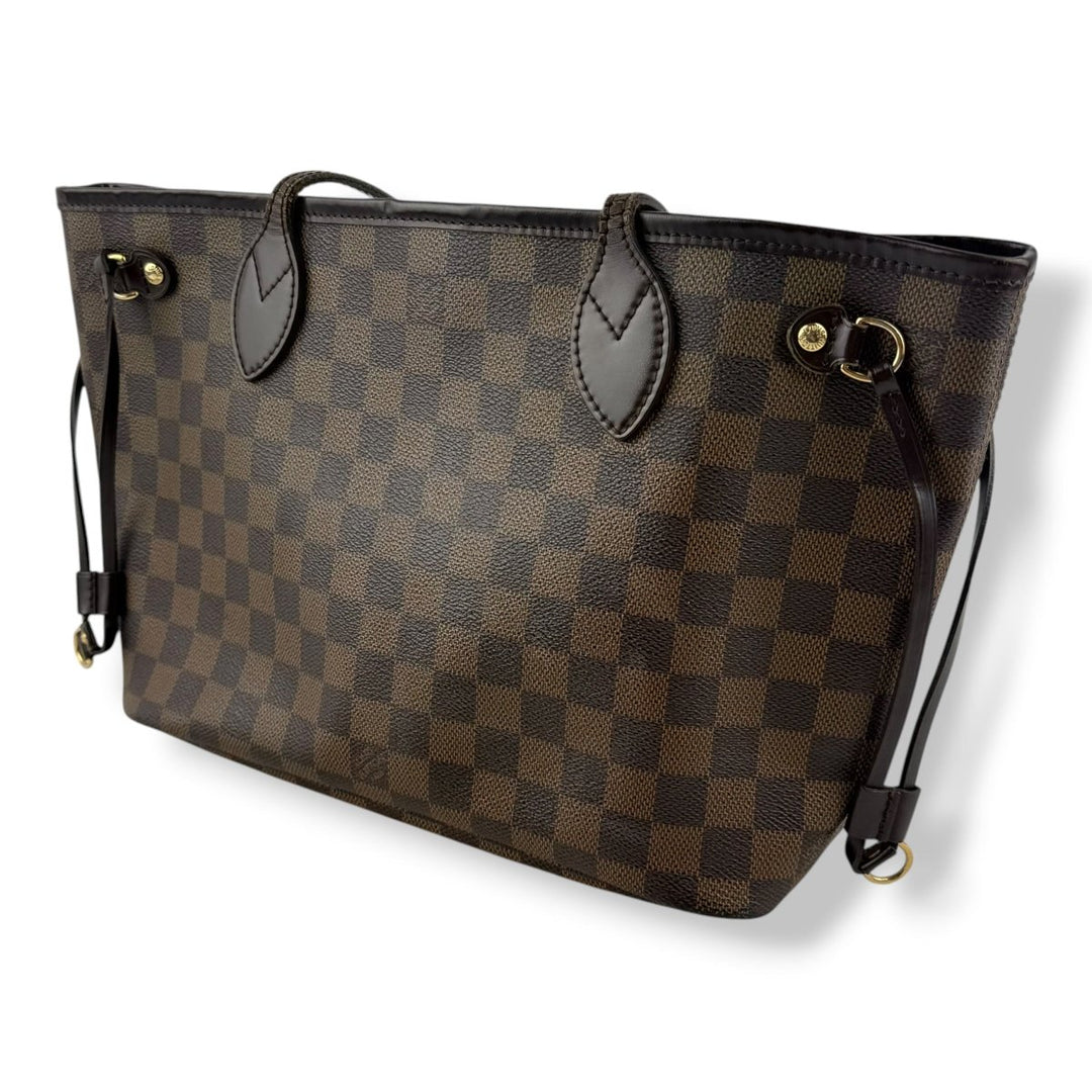 Louis Vuitton Brown Damier Neverfull PM Handbag - Lux Central