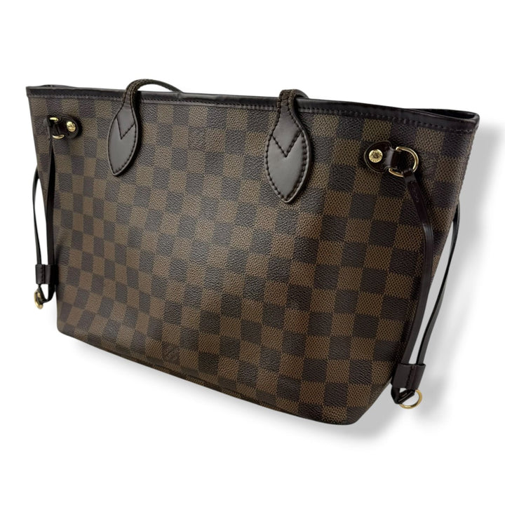Louis Vuitton Brown Damier Neverfull PM Handbag - Lux Central