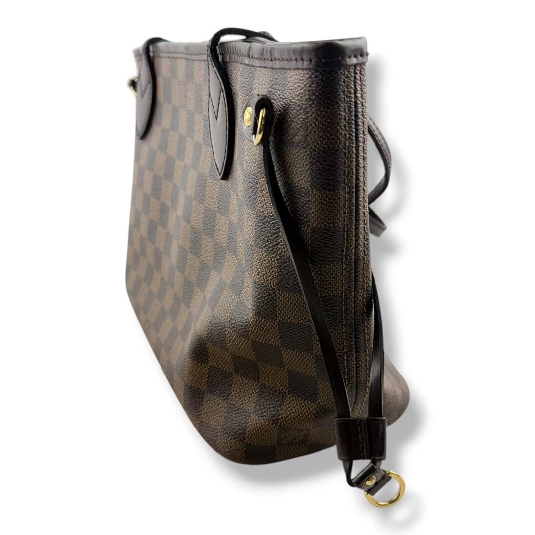 Louis Vuitton Brown Damier Neverfull PM Handbag - Lux Central