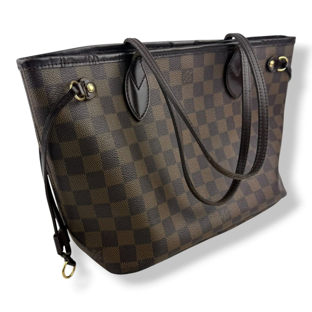 Louis Vuitton Brown Damier Neverfull PM Handbag - Lux Central
