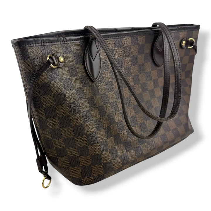 Louis Vuitton Brown Damier Neverfull PM Handbag - Lux Central