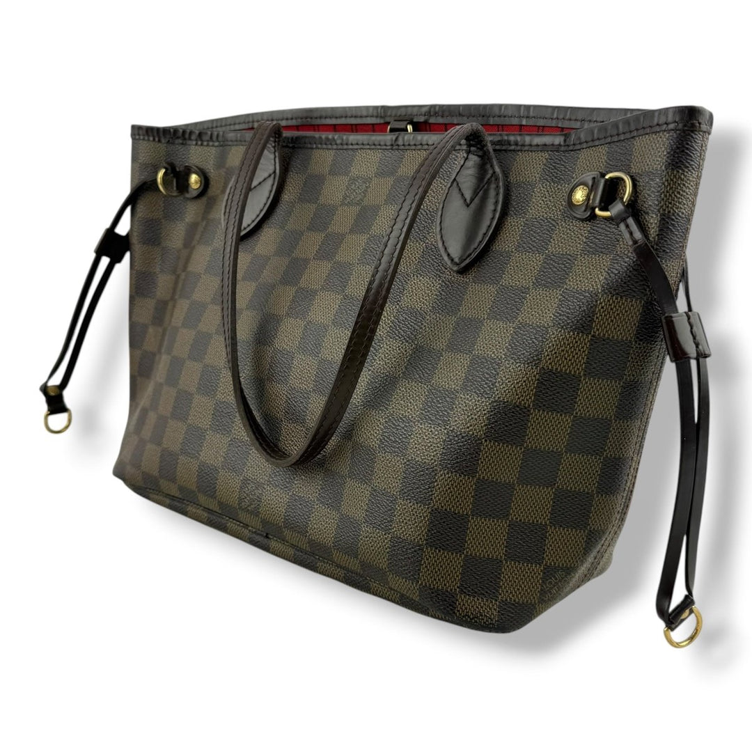 Louis Vuitton Brown Damier Neverfull PM Handbag - Lux Central